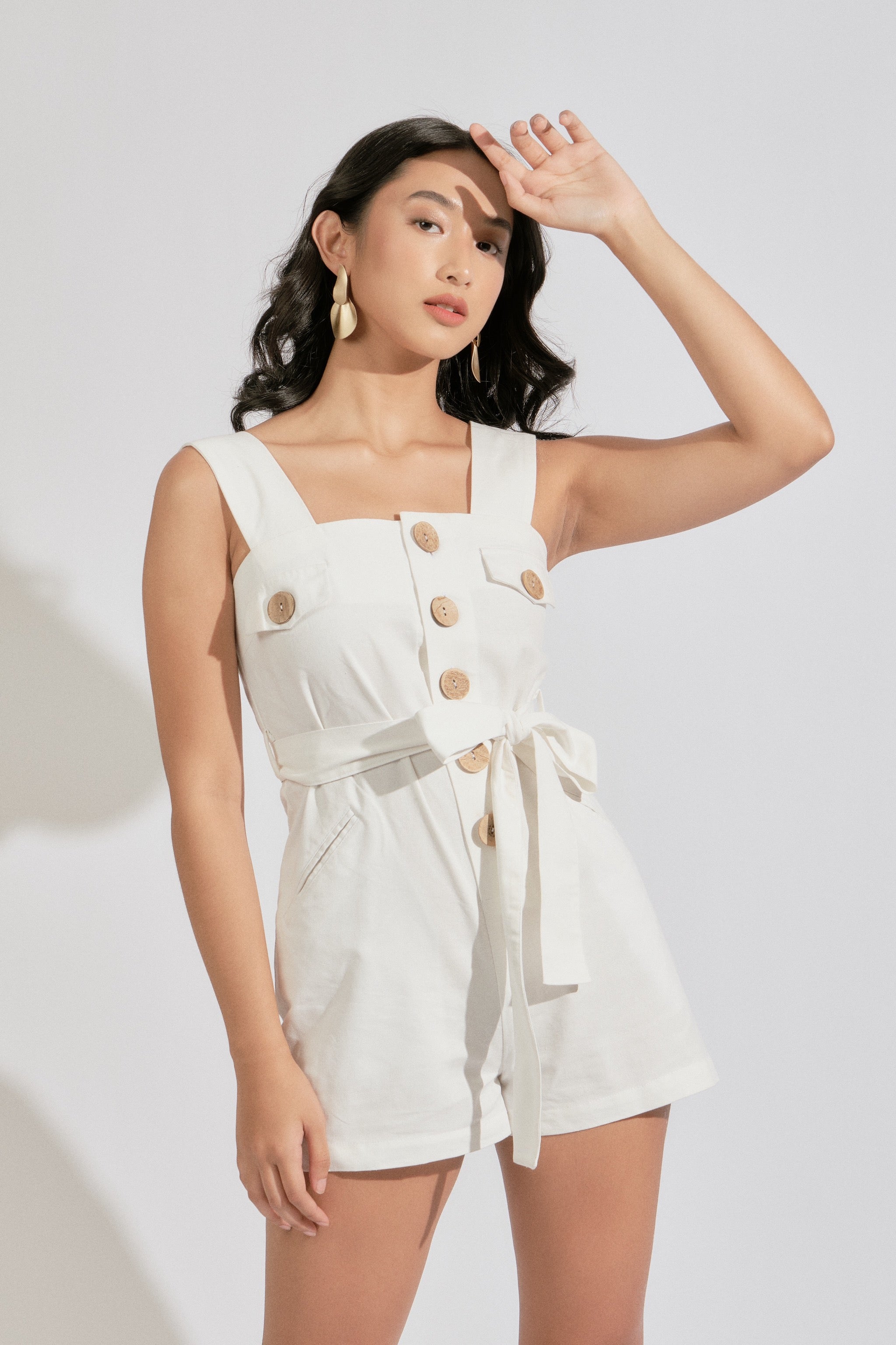 Palma Romper • White