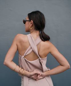 Speakeasy Halter Top • Nude