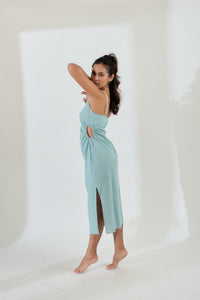 Sol Slip Dress • Aqua