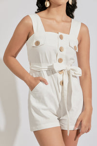 Palma Romper • White