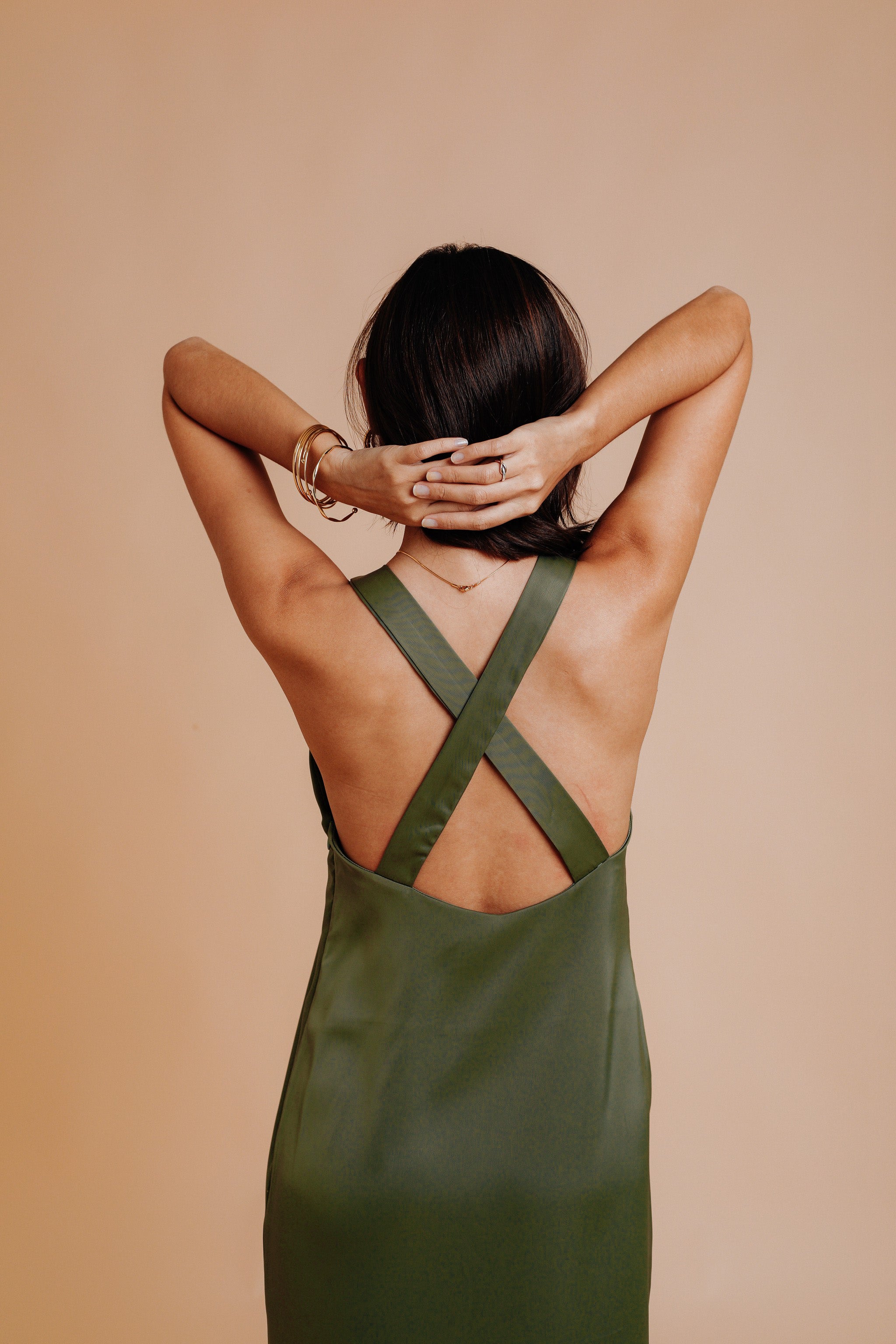 GNO Slip Dress • Olive