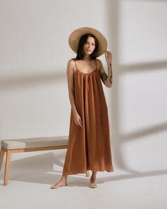 Flo Maxi Dress • Cocoa