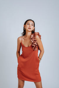 Fleur Mini Dress • Terracotta